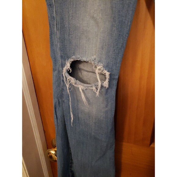 Levi's Blue Jeans Size 30 Distressed 30inch inseam Cotton Elastane - Picture 6 of 11